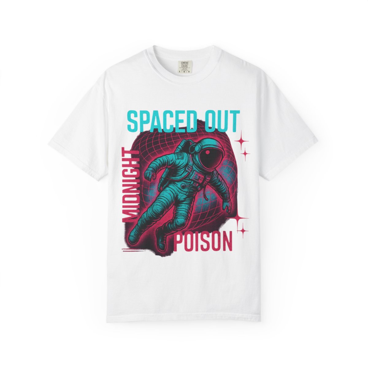 Spaced Out Astronaut Tee Midnight Poison