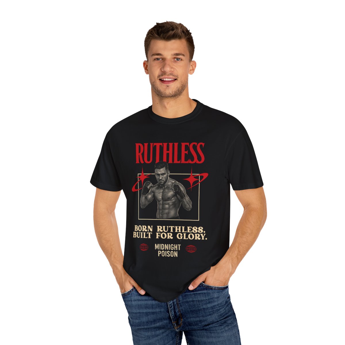 Ruthless Glory Tee – Midnight Poison