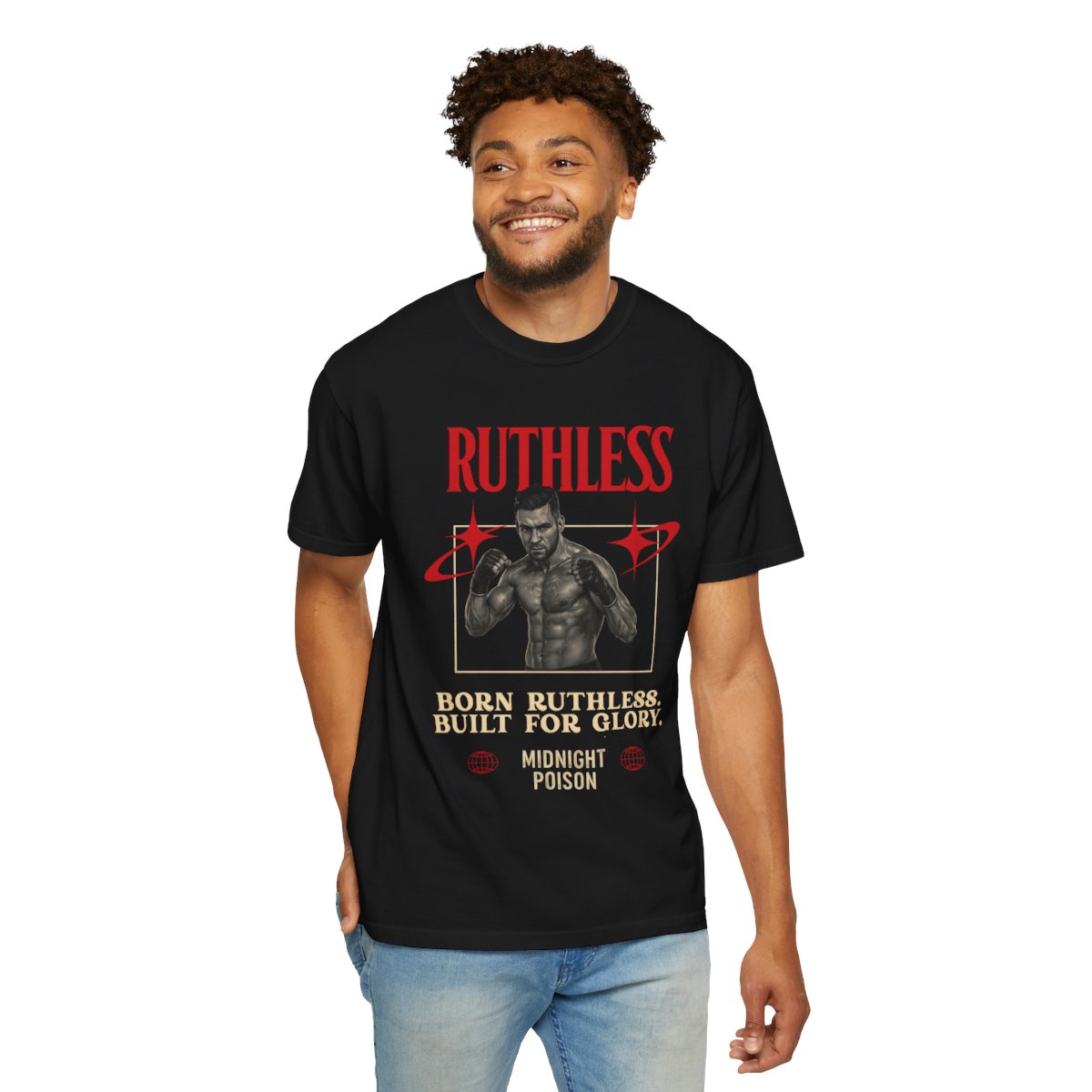 Ruthless Glory Tee – Midnight Poison